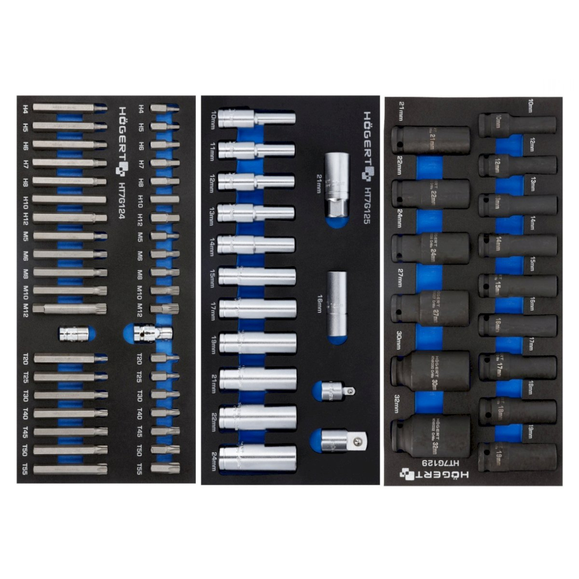 Įrankių vežimėlis 7 stalčių su 284 įrankiais 2