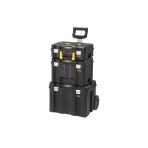 Įrankių dėžė - sistema su ratukais „FATMAX PRO-STACK“ 3IN1 PAKETAS 50,8x43,9x84 cm