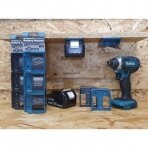 Baterijų laikikliai StealthMounts BM-MK18-BLU-6, skirti Makita 18V LXT, 6 vnt. (mėlyni)