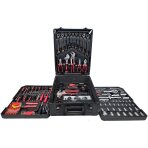 Įrankių rinkinys aliuminiame lagamine | terkšliniai raktai | su ratukais | 419 vnt. (SK582419)