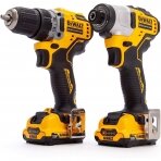 Įrankių rinkinys DeWalt DCK2110L2T-QW (DCD701 + DCF801), 12 V, 2x3.0 Ah