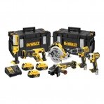 Įrankių rinkinys DeWalt DCK623P3-QW (DCG405 + DCS367 + DCS570 + DCF887 + DCD796 + DCL050), 18V, 3x5,0 Ah