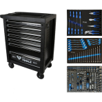 Įrankių vežimėlis 7 stalčių su 207  įrankiais, Brilliant Tools