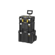 Įrankių dėžė - sistema su ratukais „FATMAX PRO-STACK“ 3IN1 PAKETAS 50,8x43,9x84 cm Įrankių dėžė - sistema su ratukais „FATMAX PRO-STACK“ 3IN1 PAKETAS 50,8x43,9x84 cm