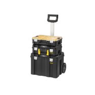 Įrankių dėžė - sistema su ratukais „FATMAX PRO-STACK“ 66,5x50,8x43,8 cm Įrankių dėžė - sistema su ratukais „FATMAX PRO-STACK“ 66,5x50,8x43,8 cm
