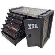 Įrankių vežimėlis 7 stalčių su 168 įrankiu Įrankių vežimėlis 7 stalčių su 168 įrankiu