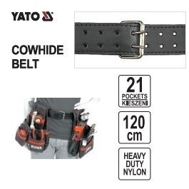 Įrankių diržas su kišenėmis Yato YT-7400 1