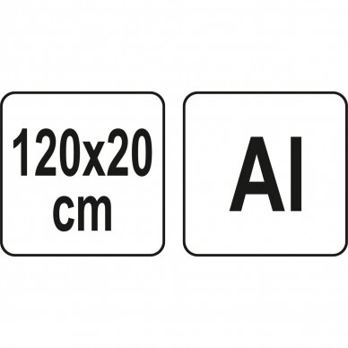Rankinė lenta betonui išlyginti Yato, 120 X 20 cm 6 Rankinė lenta betonui išlyginti Yato, 120 X 20 cm 6
