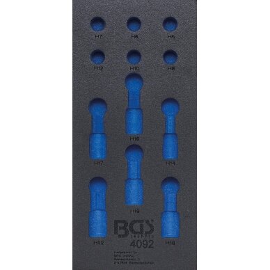 Įrankių dėklas 1/3, tuščias | nuo BGS 4092 (4092-1)