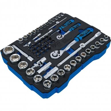 Įrankių dėklas | 6,3 mm (1/4") / 12,5 mm (1/2") | BGS BOXSYS1 ir 2 lagaminui | 65 vnt. (3351) Įrankių dėklas | 6,3 mm (1/4") / 12,5 mm (1/2") | BGS BOXSYS1 ir 2 lagaminui | 65 vnt. (3351)