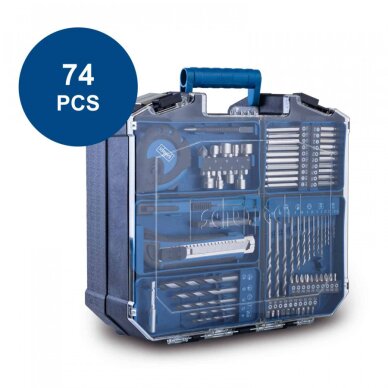 Įrankių dėklas C-DTB74/1-X su akumuliatoriniu suktuvu, Scheppach 3