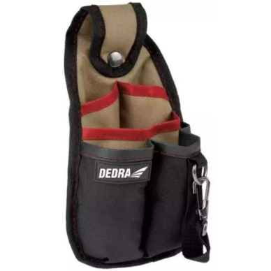 Įrankių dėklas DEDRA N0031 25x25cm, 7 kišenės 1 Įrankių dėklas DEDRA N0031 25x25cm, 7 kišenės 1