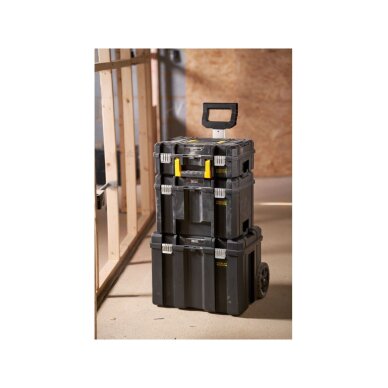 Įrankių dėžė - sistema su ratukais „FATMAX PRO-STACK“ 3IN1 PAKETAS 50,8x43,9x84 cm 3 Įrankių dėžė - sistema su ratukais „FATMAX PRO-STACK“ 3IN1 PAKETAS 50,8x43,9x84 cm 3