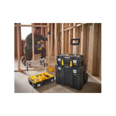 Įrankių dėžė - sistema su ratukais „FATMAX PRO-STACK“ 66,5x50,8x43,8 cm 4 Įrankių dėžė - sistema su ratukais „FATMAX PRO-STACK“ 66,5x50,8x43,8 cm 4