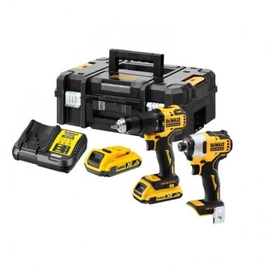 Įrankių komplektas DeWalt DCK2062D2T-QW(DCD709 + DCF809), 18 V, 2x2.0 Ah Įrankių komplektas DeWalt DCK2062D2T-QW(DCD709 + DCF809), 18 V, 2x2.0 Ah