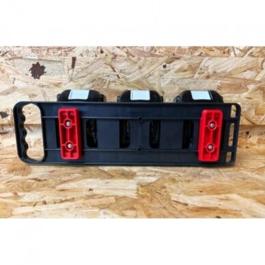 Akumuliatorių laikiklis su rankena StealthMounts BD-MK18-H-R-1, skirtas Makita 18V, (juodas) 3 Akumuliatorių laikiklis su rankena StealthMounts BD-MK18-H-R-1, skirtas Makita 18V, (juodas) 3