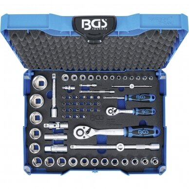 Įrankių rinkinys | 6,3 mm (1/4") / 12,5 mm (1/2") | BGS systainer® lagamine | 65 vnt. (3354) 2 Įrankių rinkinys | 6,3 mm (1/4") / 12,5 mm (1/2") | BGS systainer® lagamine | 65 vnt. (3354) 2