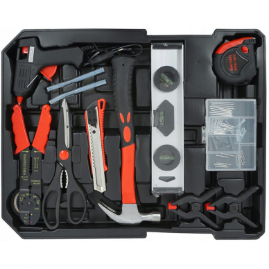 Įrankių komplektas Notig tools N4801, 187 vnt 1 Įrankių komplektas Notig tools N4801, 187 vnt 1