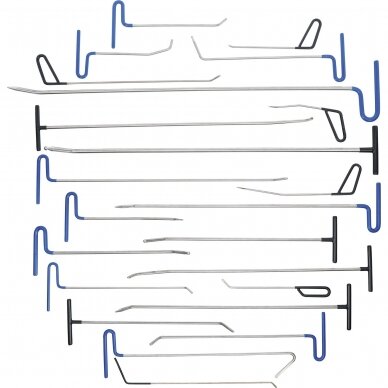Įrankių rinkinys kėbulo įdubų / įlenkimų šalinimui | 23 vnt. (1642) 2 Įrankių rinkinys kėbulo įdubų / įlenkimų šalinimui | 23 vnt. (1642) 2