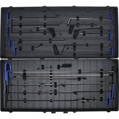 Įrankių rinkinys kėbulo įdubų / įlenkimų šalinimui | 23 vnt. (1642) 1 Įrankių rinkinys kėbulo įdubų / įlenkimų šalinimui | 23 vnt. (1642) 1