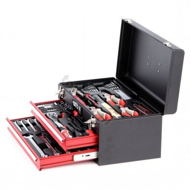 Įrankių rinkinys su metaline dėže ir stalčiais Yato 80 vnt. (YT-38951) 3 Įrankių rinkinys su metaline dėže ir stalčiais Yato 80 vnt. (YT-38951) 3