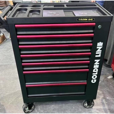 Įrankių spintelė ant ratukų | 7 stalčiai | 1 šoninės durys | tuščia (SLTC7A) 6 Įrankių spintelė ant ratukų | 7 stalčiai | 1 šoninės durys | tuščia (SLTC7A) 6