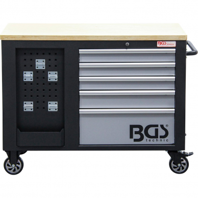 Įrankių vežimėlis BGS-technic, 2x 5 stalčiai, be įrankių, 1 spintelė 4 Įrankių vežimėlis BGS-technic, 2x 5 stalčiai, be įrankių, 1 spintelė 4