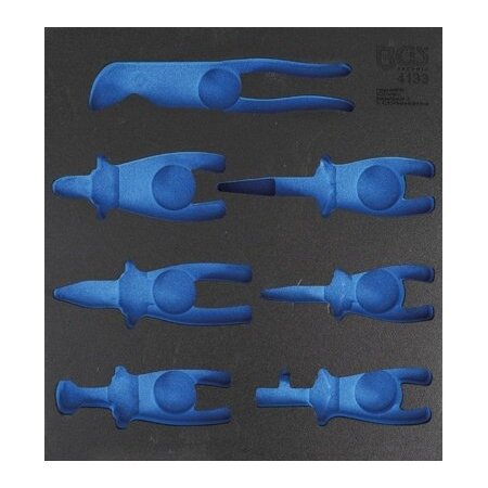 Įrankių dėklas 2/3, tuščias | 4133 pozicijai (4133-1)