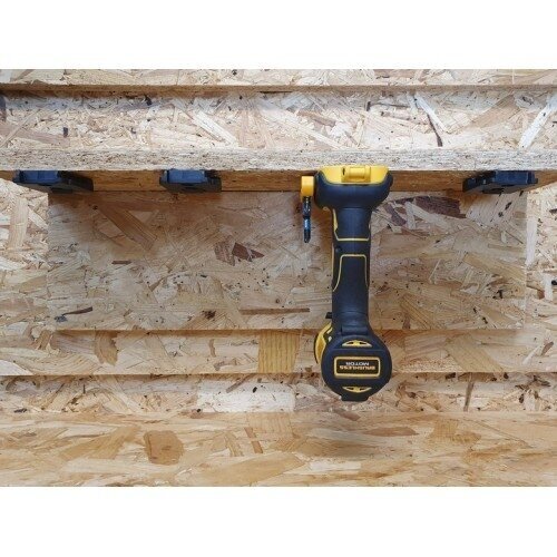 Įrankių laikikliai StealthMounts TM-DW18-BLK-4, skirti "Dewalt" 18V/20V "Flexvolt", 4 vnt. 1 Įrankių laikikliai StealthMounts TM-DW18-BLK-4, skirti "Dewalt" 18V/20V "Flexvolt", 4 vnt. 1