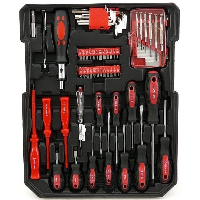 Įrankių rinkinys aliuminiame lagamine - terkšliniai raktai - su ratukais, 188 vnt. 6 Įrankių rinkinys aliuminiame lagamine - terkšliniai raktai - su ratukais, 188 vnt. 6