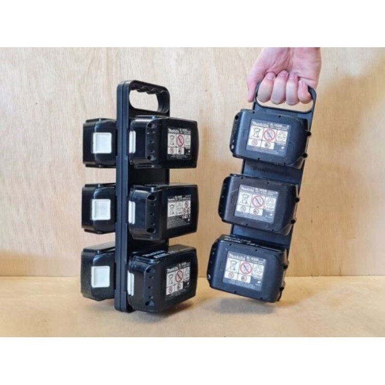 Akumuliatorių laikiklis su rankena StealthMounts BD-MK18-H-R-1, skirtas Makita 18V, (juodas) 1