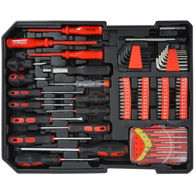 Įrankių komplektas Notig tools N4801, 187 vnt 2 Įrankių komplektas Notig tools N4801, 187 vnt 2