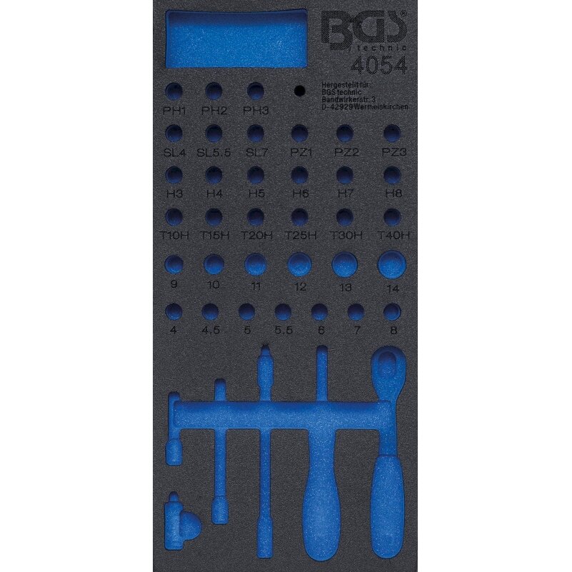 Įrankių dėklas 1/3, tuščias | nuo BGS 4054 (4054-1)