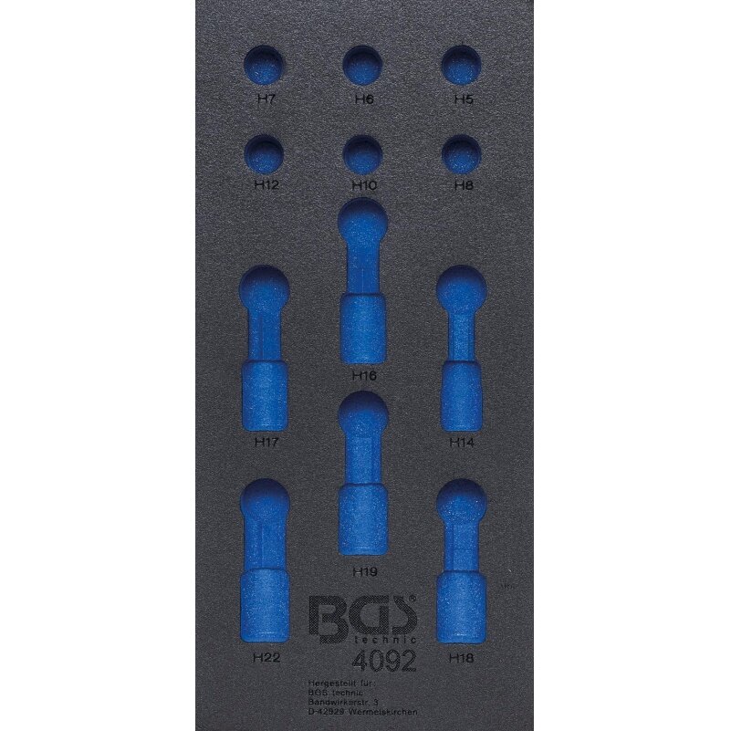 Įrankių dėklas 1/3, tuščias | nuo BGS 4092 (4092-1) Įrankių dėklas 1/3, tuščias | nuo BGS 4092 (4092-1)