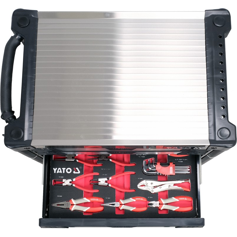 Įrankių spintelė Yato su 157 įrankiais,7 stalčiais 3 Įrankių spintelė Yato su 157 įrankiais,7 stalčiais 3