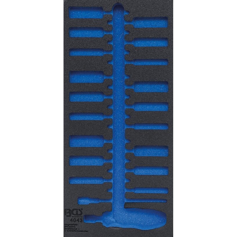 Įrankių dėklas 1/3, tuščias | nuo BGS 4043 (4043-1)