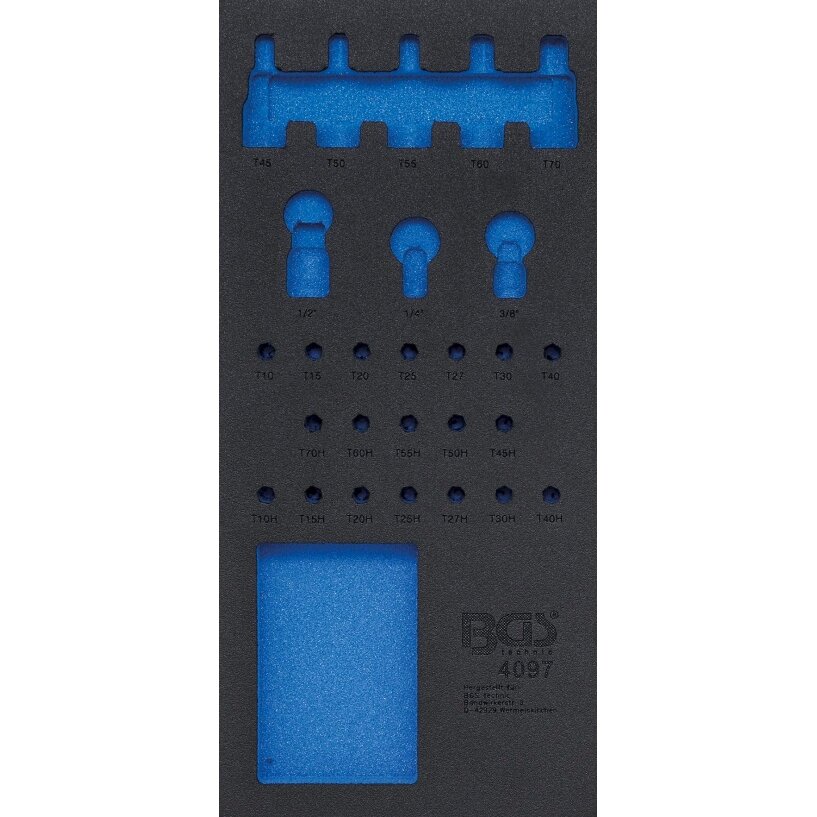 Įrankių dėklas 1/3, tuščias | nuo BGS 4097 (4097-1) Įrankių dėklas 1/3, tuščias | nuo BGS 4097 (4097-1)