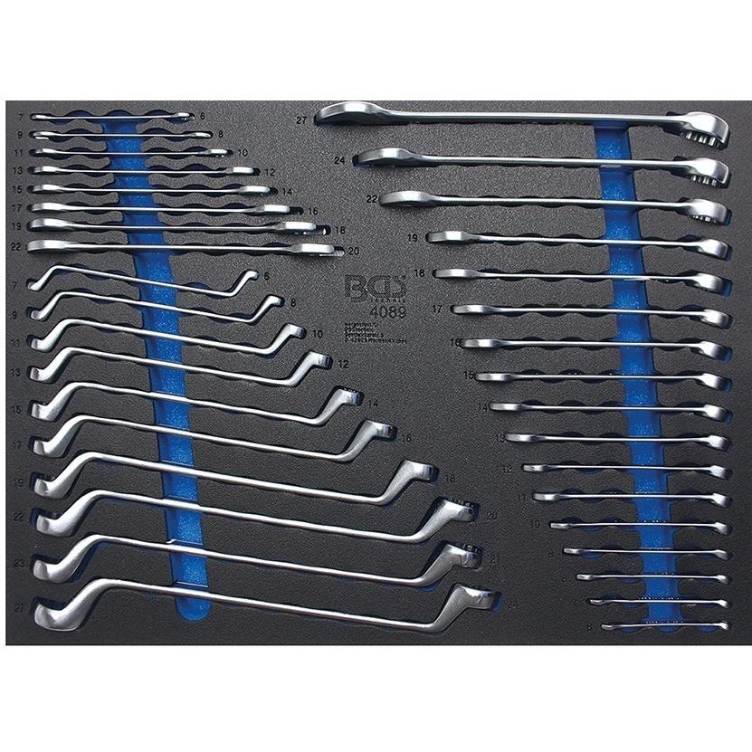 Įrankių spintelė BGS-technic, 7 stalčiai su 129 įrankiais 4