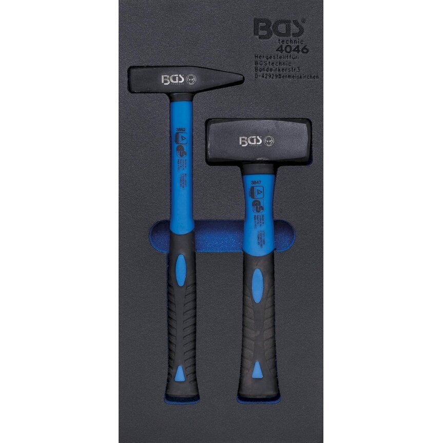 Įrankių dėklas 1/3: Plaktuko ir kūjo rinkinys | 2 vnt. (4046) Įrankių dėklas 1/3: Plaktuko ir kūjo rinkinys | 2 vnt. (4046)