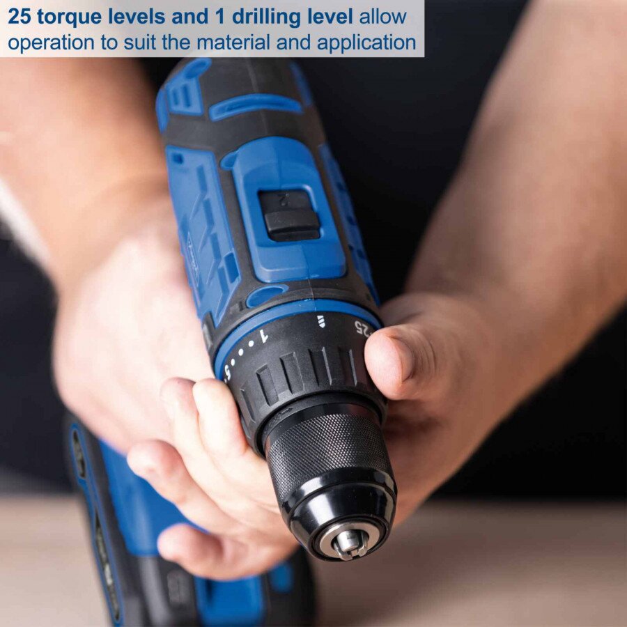 Įrankių dėklas C-DTB74/1-X su akumuliatoriniu suktuvu, Scheppach 7