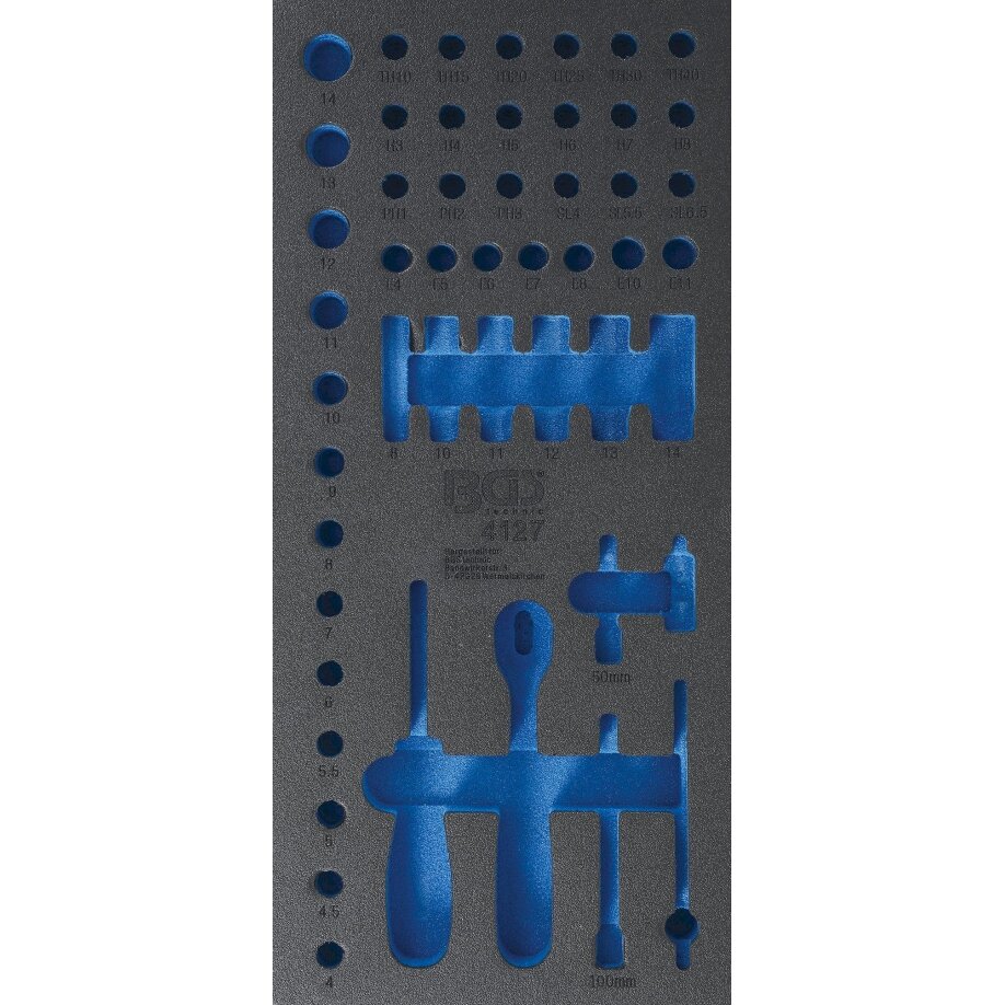 Įrankio dėklas 1/3, tuščias | nuo BGS 4127 (4127-1)