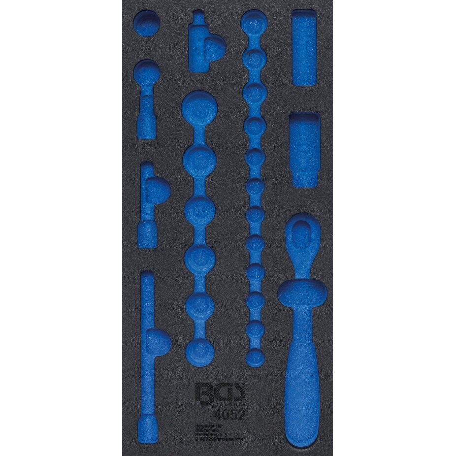 Įrankių dėklas 1/3, tuščias | 4052 pozicijai (4052-1) Įrankių dėklas 1/3, tuščias | 4052 pozicijai (4052-1)