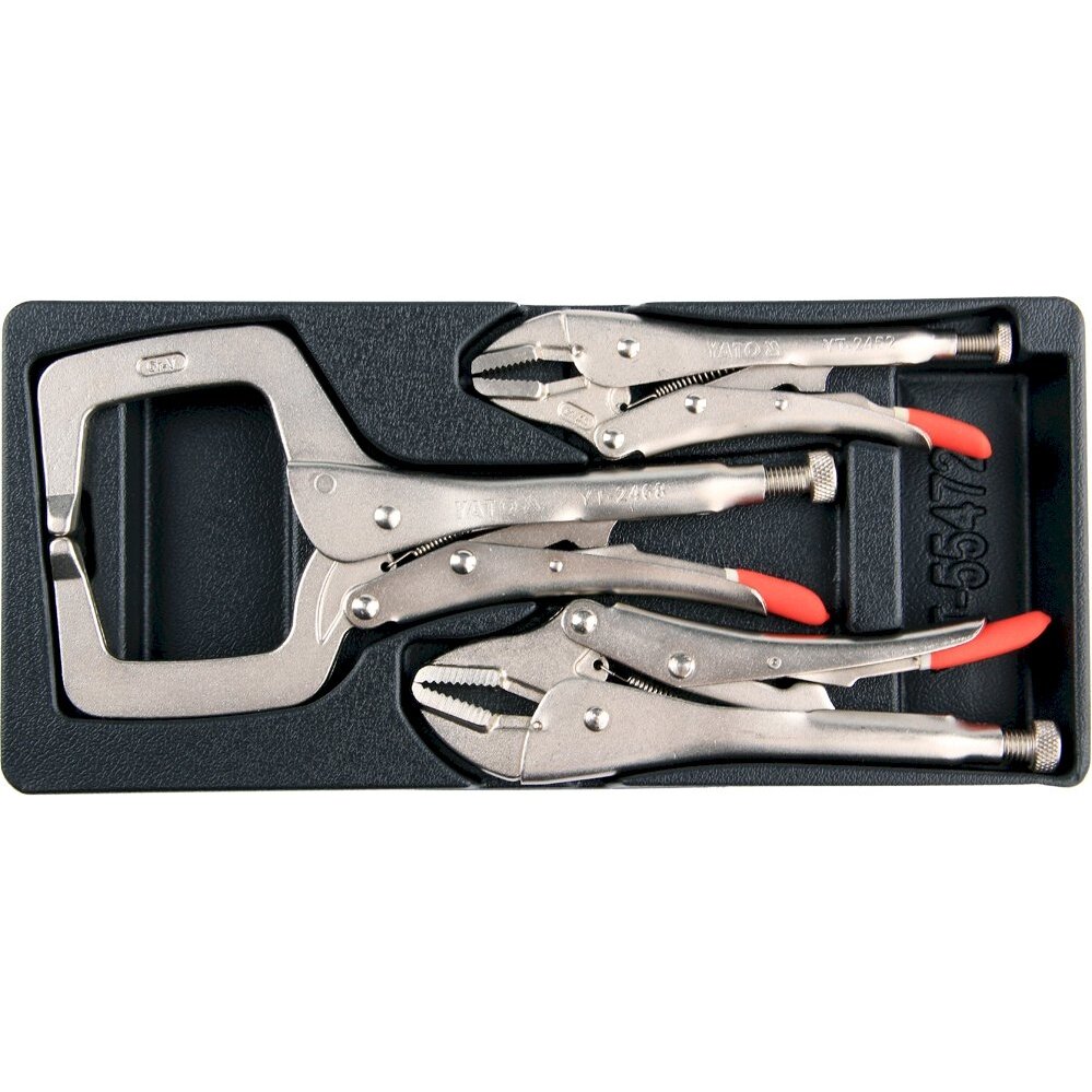 Įrankių rinkinys su dėklu | fiksuojamų replių rinkinys | 3 vnt. (YT-55472)