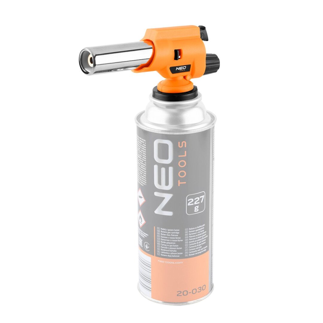 Įsikenkiamas dujų degiklis su pjezo, 360 laipsnių kampu 6