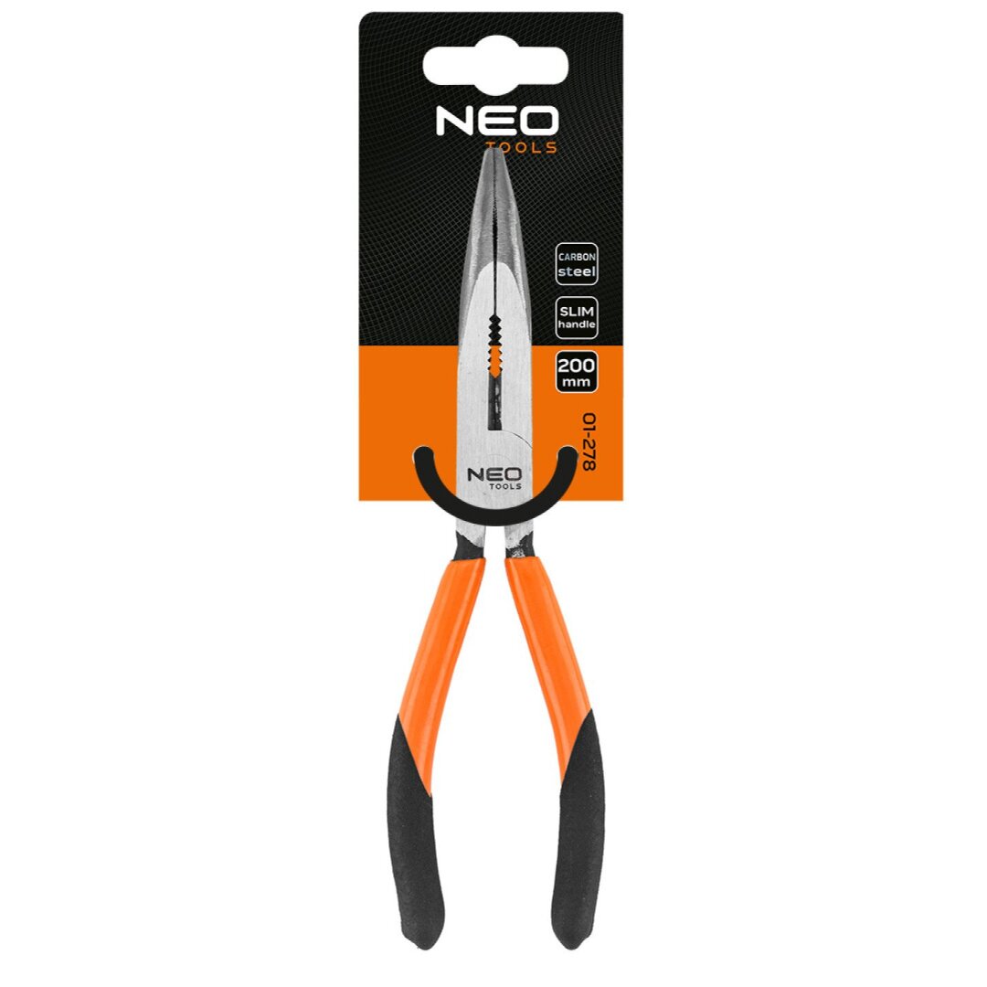 Išlenktos pailgos replės 200 mm 1 Išlenktos pailgos replės 200 mm 1