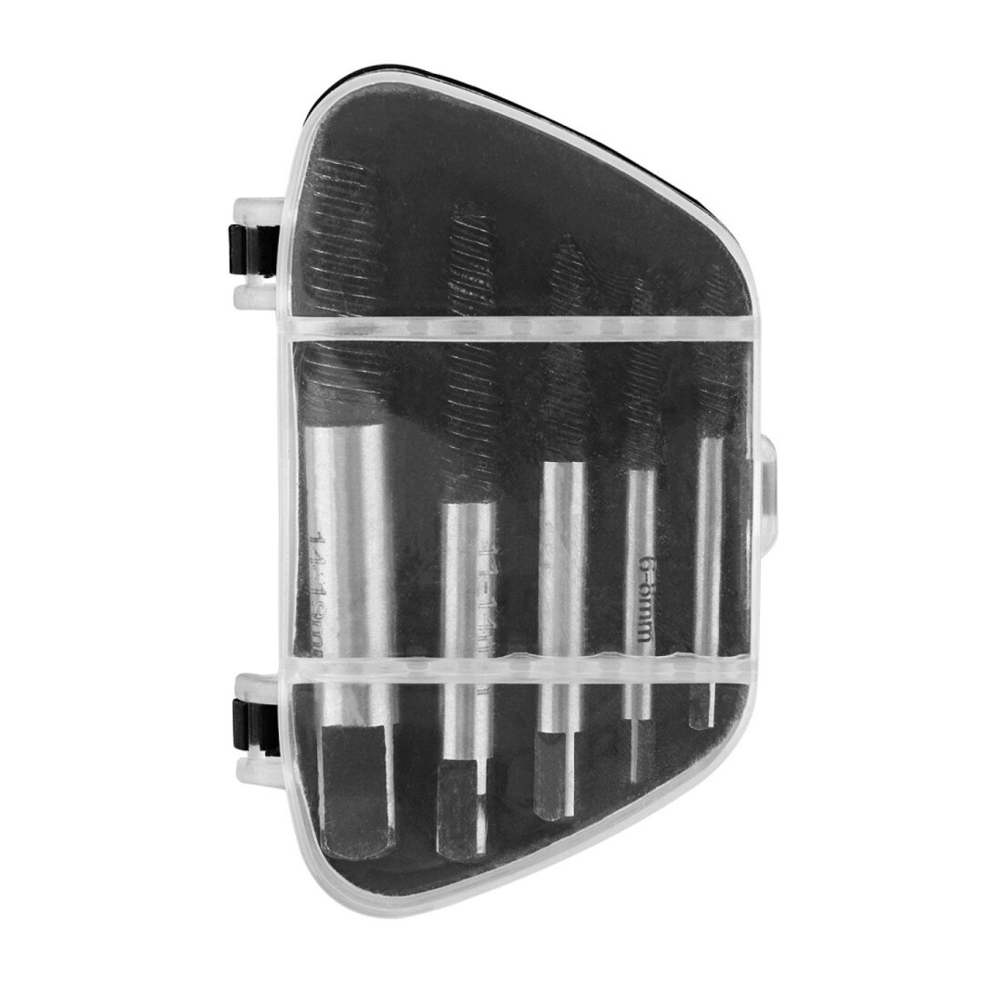 Ištraukikliai, skirti sulaužytiems varžtams, 3–19 mm, rinkinys 5 vnt. 4