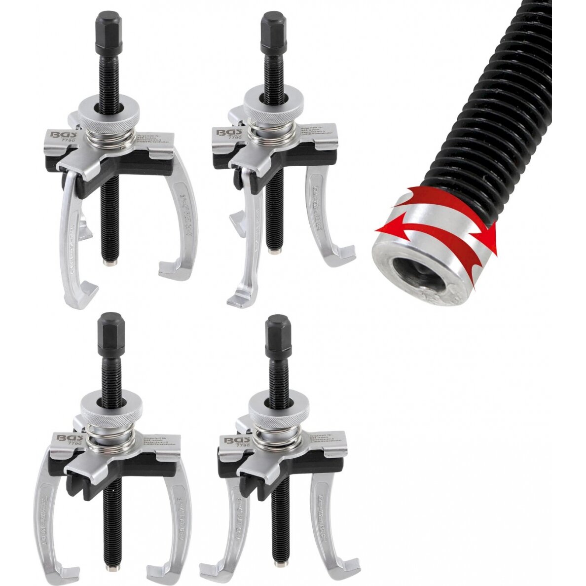 Išorinis / vidinis nuėmėjas, 2 ir 3 kojelės | 76 - 102 mm (7790) Išorinis / vidinis nuėmėjas, 2 ir 3 kojelės | 76 - 102 mm (7790)