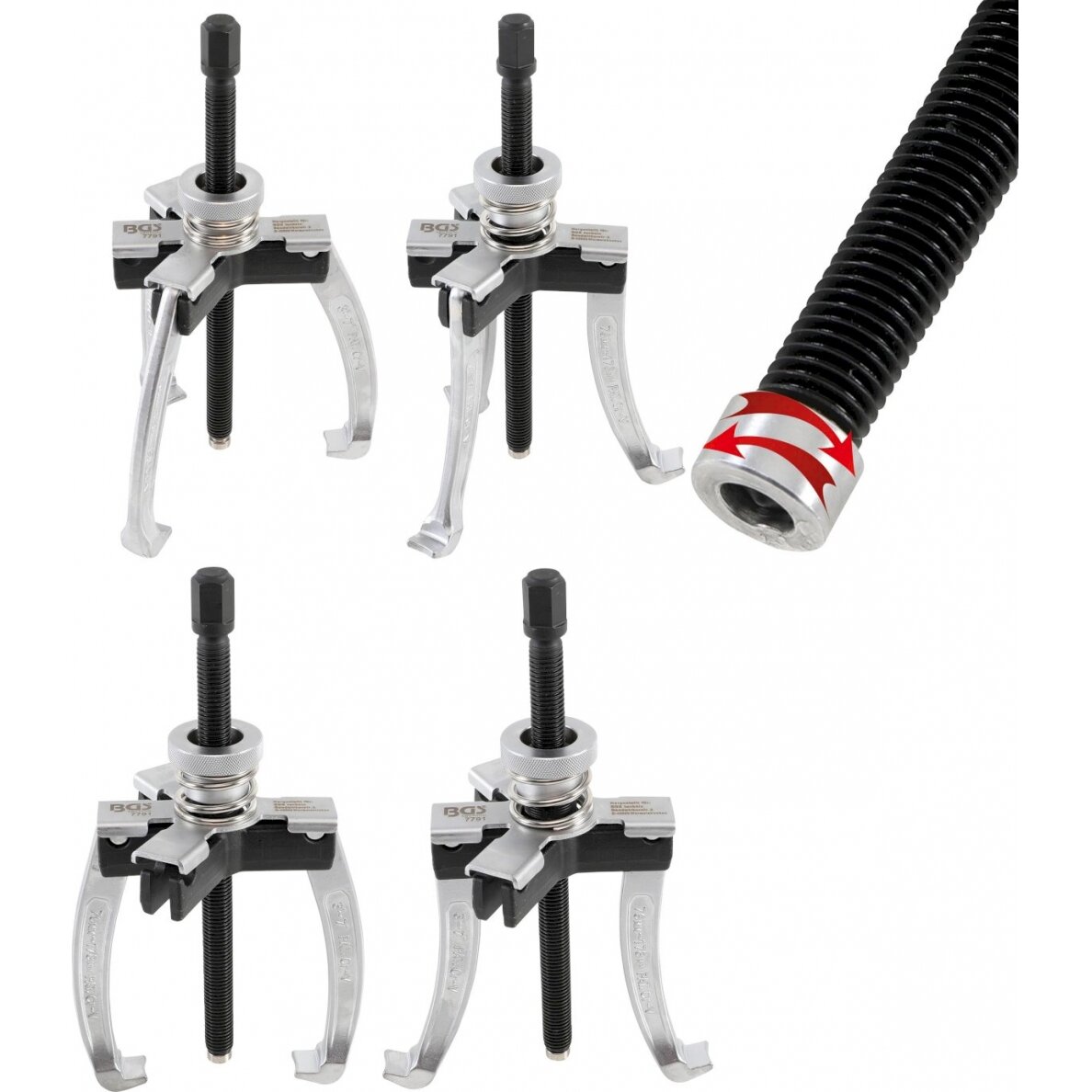 Išorinis / vidinis nuėmėjas, 2 ir 3 kojelės | 76 - 178 mm (7791) Išorinis / vidinis nuėmėjas, 2 ir 3 kojelės | 76 - 178 mm (7791)