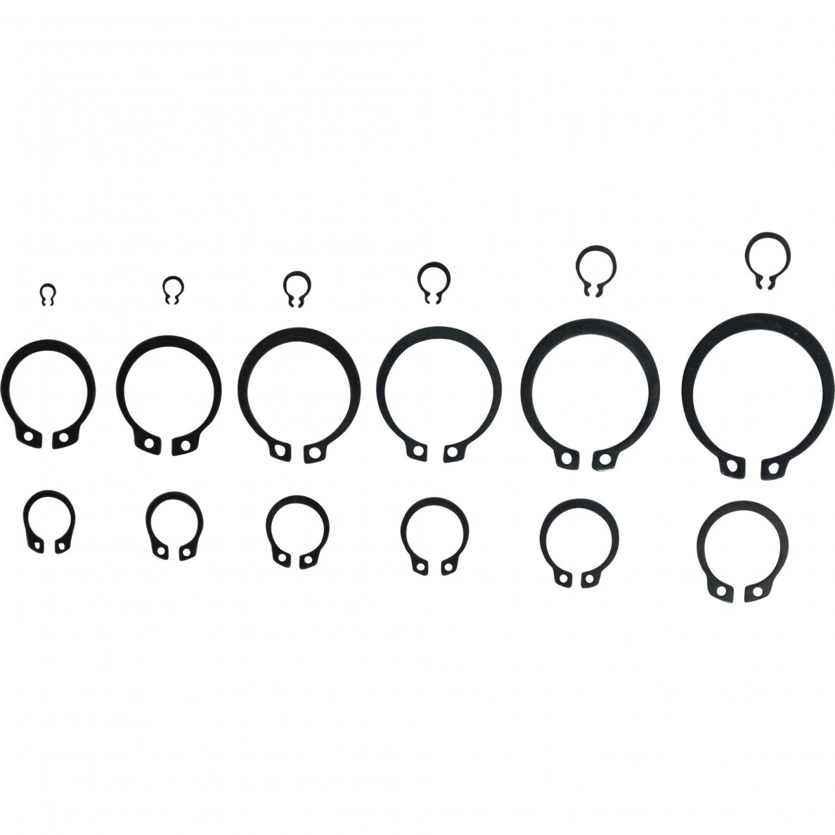 Išorinių fiksavimo žiedų asortimentas | Ø 3 - 32 mm | 300 vnt. (8046) 1