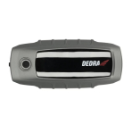 Išorinė baterija su variklio paleidimo funkcija DEDRA DEPP1600, Li-Ion 16000mAh, LCD ekranas